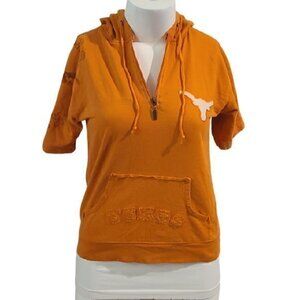 [Red Jacket] Short Sleeve Longhorn Hoodie - Size S